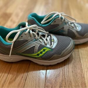 Saucony Teal and Gray Women's Shoes